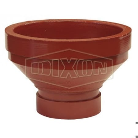 Dixon Reducing Adapter, 3 x 2 in Nominal, Grooved End Style, Ductile Iron, Import RAGG3020